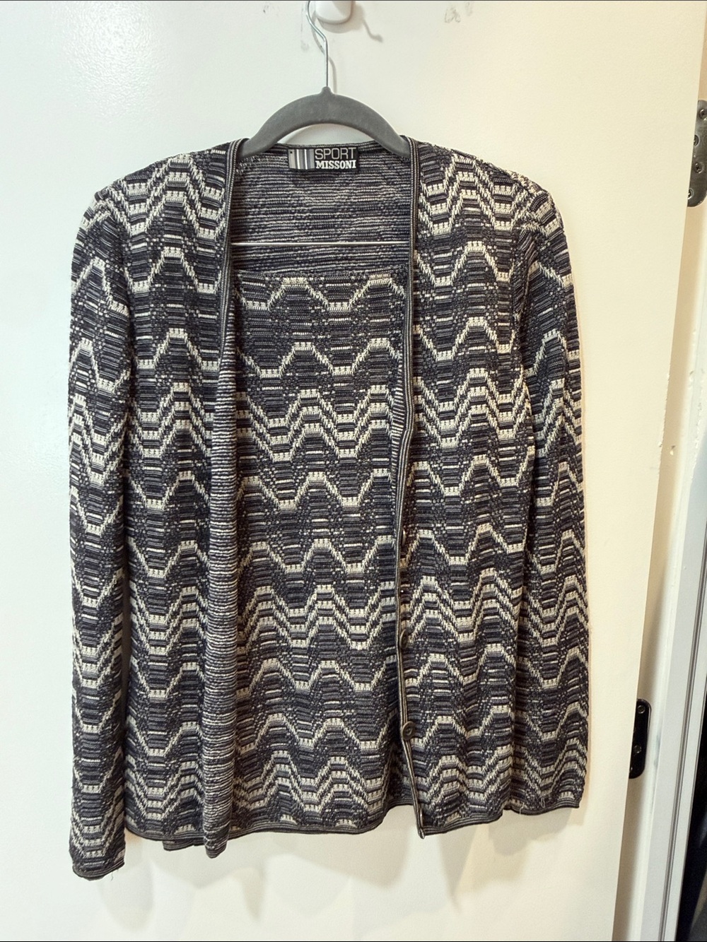 Missoni sport navy & White Zigzag skirt set